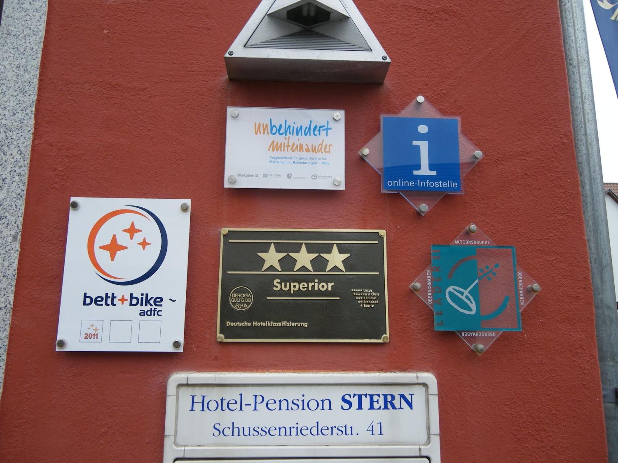 Hotel Pension Stern Bad Buchau Ngoại thất bức ảnh